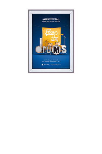 Alu Klapprahmen 32mm - A4 - Maxi-Set